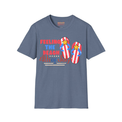 Feeling Like The Beachy This Independence Day July 4th Ultimate Comfort Unisex T-shirt