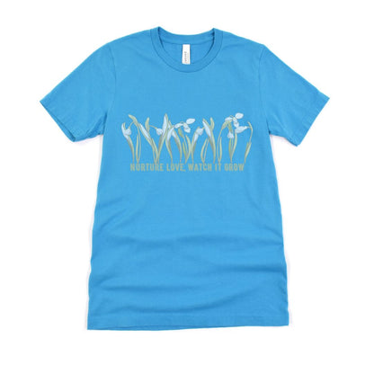 Nurture Love Watch It Grow Floral  Ultimate Comfort Styled T-shirt