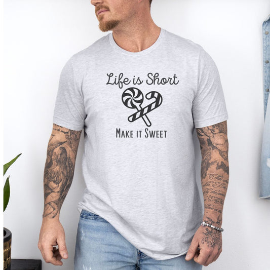 Live is Short Classic Summer Ultimate Comfort Motivational Styled Unisex T-shirt