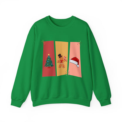 Graphic Designed Holiday Christmas Unisex Crewneck Sweatshirt