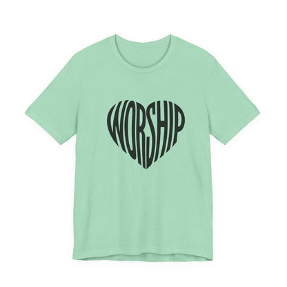Worship T-shirt, Christian Shirts, Bible styled Tees, Shirt Gift For Her, Christian T-shirt Vibes, Religious Graphic Shirt