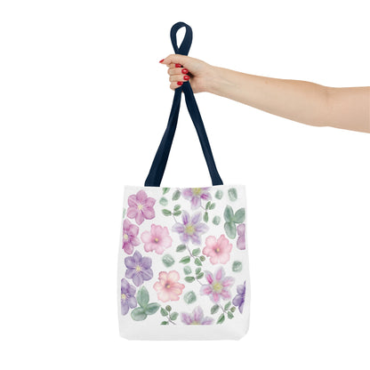 Summer Graphic Wild Flower Tote Bag