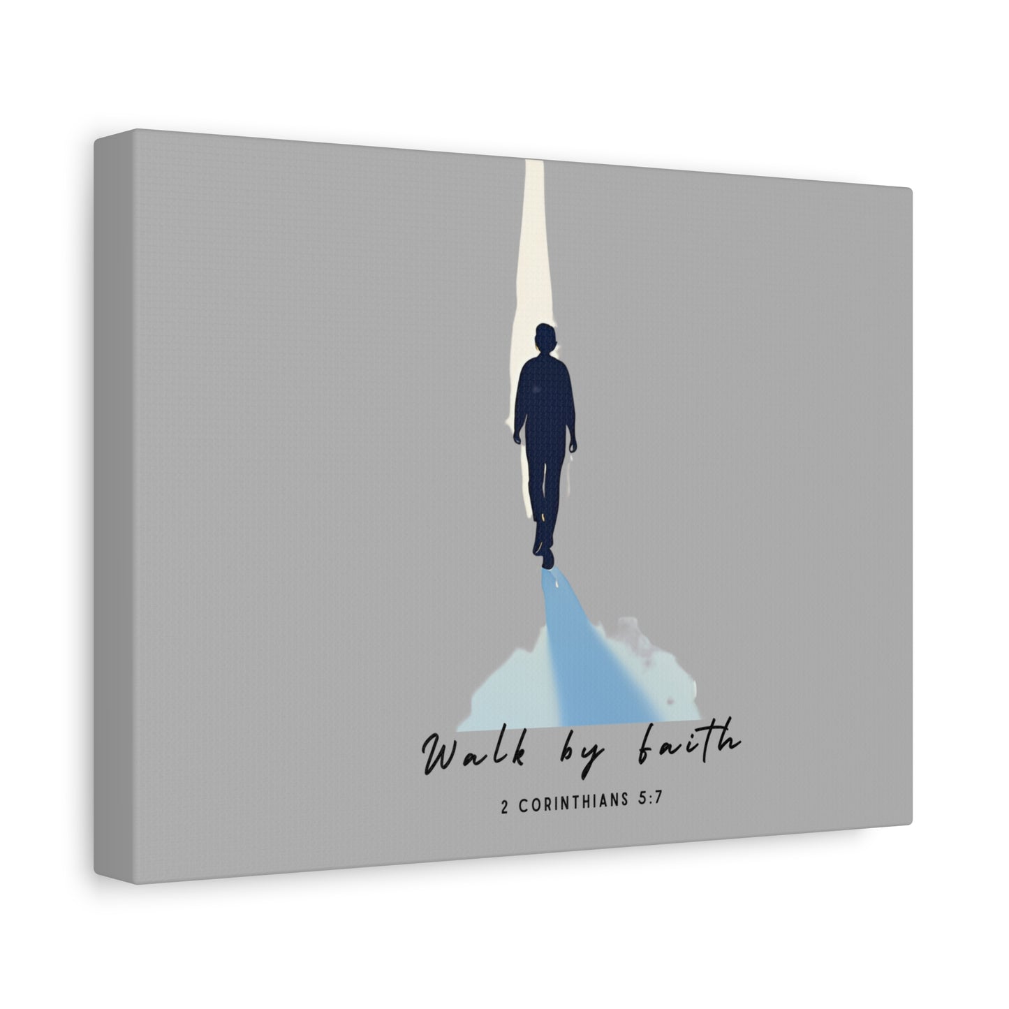 Inspirational Wall Art - "Walk by Faith" Canvas Print