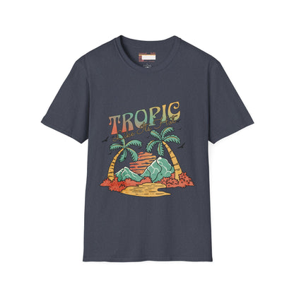 Graphic Summer Vibes Beach Hair Comfort Styled T-shirts