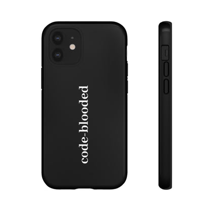 Code Blooded (Technology Programmers) iPhone Case