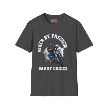 Biker By Passion Dad Ultimate Comfort Unisex Fathers Day T-shirt