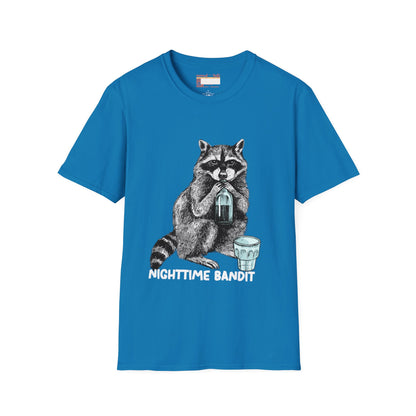 Graphic Designed Minimalist Racoon the Bandit Unisex Comfort Styled T-shirts