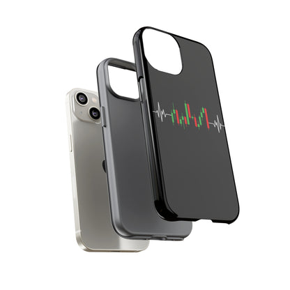 Bearish And Bullish Chart Candles (Stock Market) iPhone Case