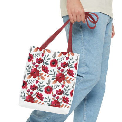 Summer Graphic Wild Flower Tote Bag