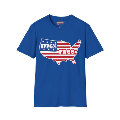 1776 percent Free,  July 4th Ultimate Comfort Unisex T-shirt