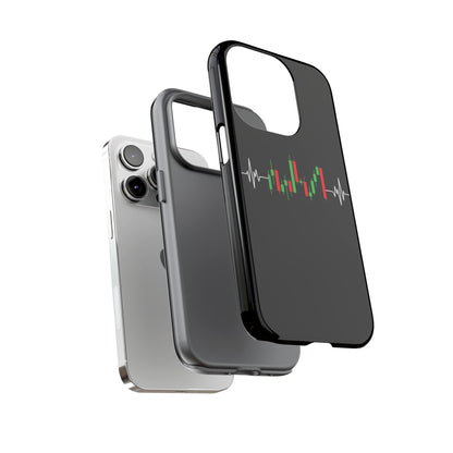 Bearish And Bullish Chart Candles (Stock Market) iPhone Case