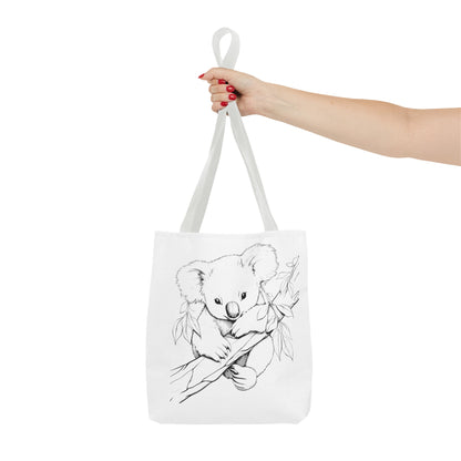 Summer Graphic Panda Tote Bag