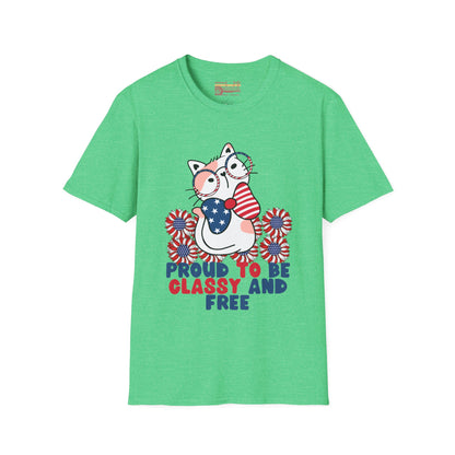 Proud To Be Free July 4th Independence Day Ultimate Comfort Unisex T-shirt