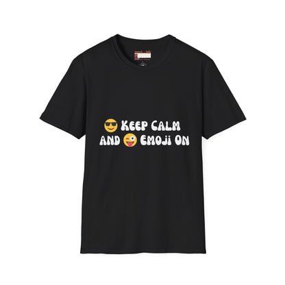 Graphic Emojis Designed Comfort Styled Minimalist T-shirts