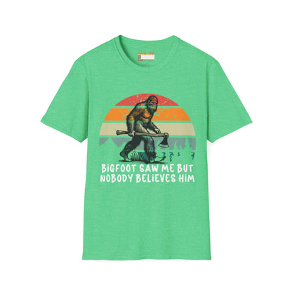 Bigfoot Hiking Lovers Hiking Buddy Camping Graphic Comfort Unisex T-shirt