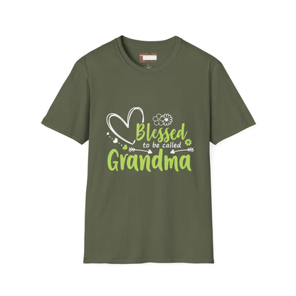 Graphic Designed Blessed Grand ma Minimalist Comfort T-shirt