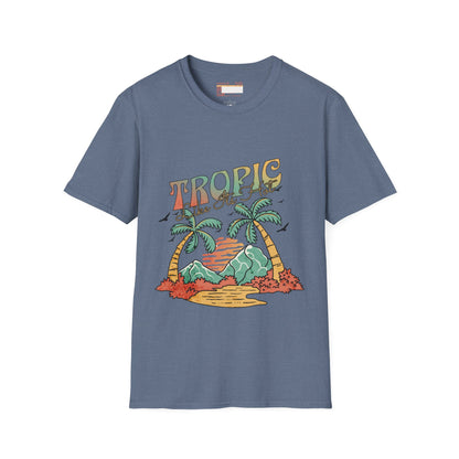 Graphic Summer Vibes Beach Hair Comfort Styled T-shirts