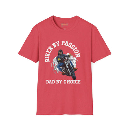 Biker By Passion Dad Ultimate Comfort Unisex Fathers Day T-shirt