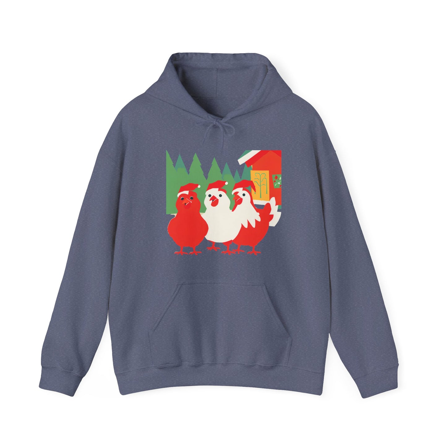 Unisex Heavy Blend Christmas Chicken Hoodie