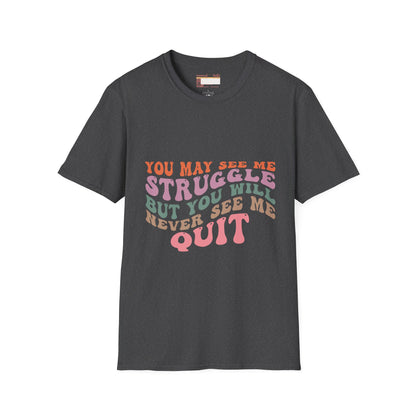 Graphic Quotes Designed Comfort Unisex T-shirt