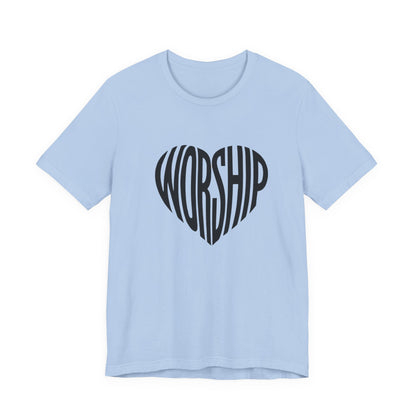 Worship T-shirt, Christian Shirts, Bible styled Tees, Shirt Gift For Her, Christian T-shirt Vibes, Religious Graphic Shirt