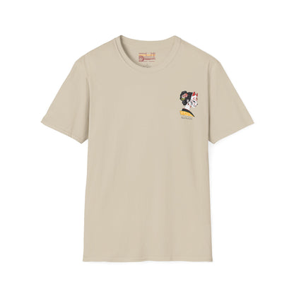 Masked Japanese Geisha Graphic Ultimate Comfort Styled Unisex T-shirt