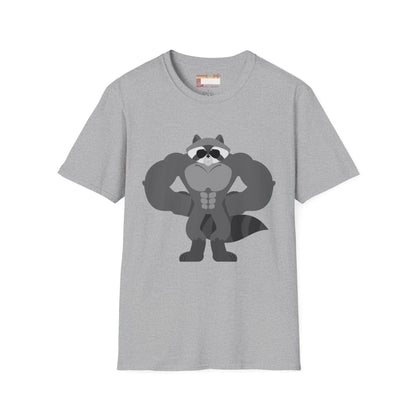 Graphic Designed Minimalist Racoon Unisex Comfort Styled T-shirts