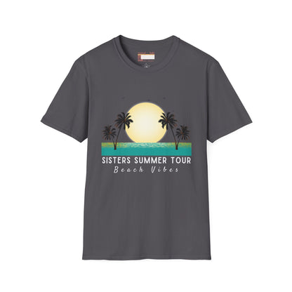 Graphic Sister Tour Comfort T-shirt, Christian Sister Outdoor Group Vacation Tees, Tees for Sisters Beach Cruise Trip