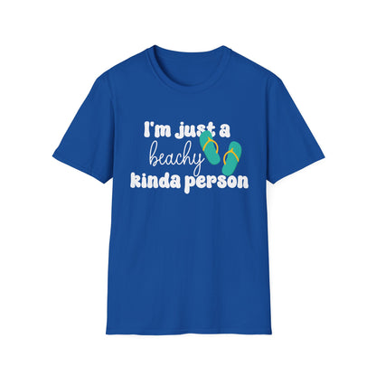 I Am Just A Beachy person Ultimate Comfort Unisex T-shirt