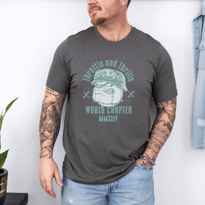 Throttle and Thrills Rider Ultimate Unisex Comfort Styled T-shirt