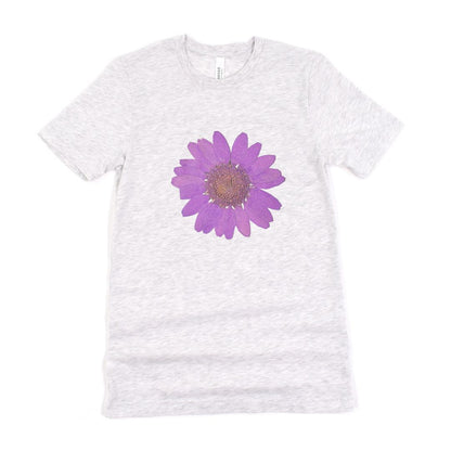 Purple Cherry Bloom Floral  Ultimate Comfort Styled T-shirt