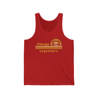 Vintage Legendary Graphic Ultimate Comfort Styled Unisex Tank Top