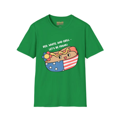 Red, White And Grill-Lets Be Frank. July 4th Ultimate Comfort Unisex T-shirt