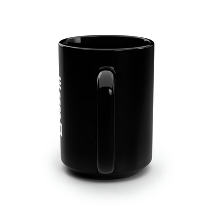 I Play The Keyboard Black Mug 15oz