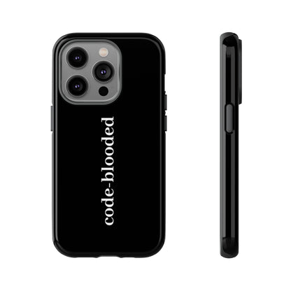 Code Blooded (Technology Programmers) iPhone Case