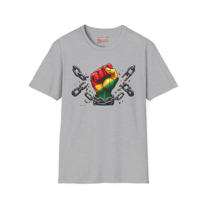 Celebrating Freedom Juneteenth With Pride Black and Proud Ultimate Comfort Unisex T-shirt