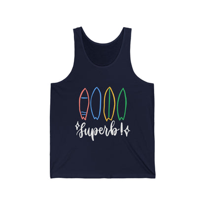 Beach Lovers Ultimate Comfort Styled Funny Unisex Summer Tank Top