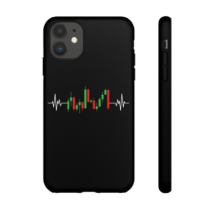Bearish And Bullish Chart Candles (Stock Market) iPhone Case