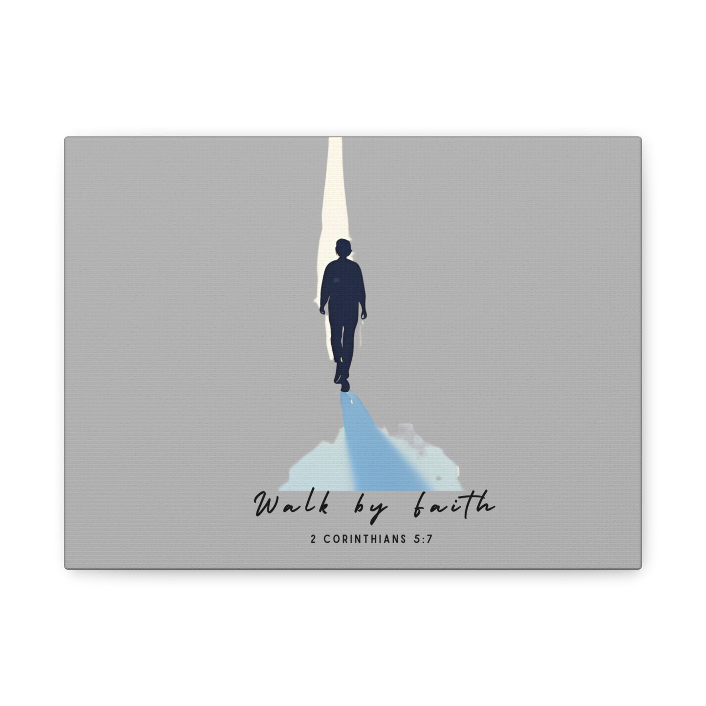 Inspirational Wall Art - "Walk by Faith" Canvas Print