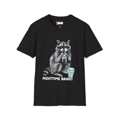 Graphic Designed Minimalist Racoon the Bandit Unisex Comfort Styled T-shirts