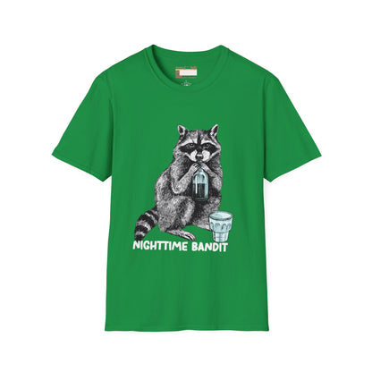 Graphic Designed Minimalist Racoon the Bandit Unisex Comfort Styled T-shirts