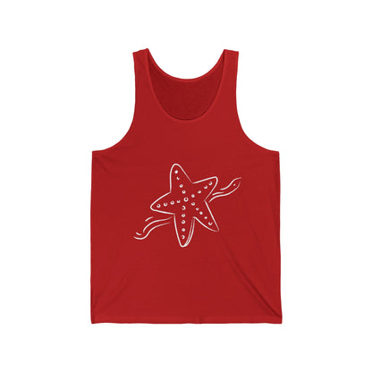 Starfish Beach Lovers Ultimate Comfort Styled Funny Unisex Summer Tank Top