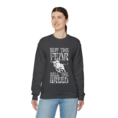 Buy The Fear Sell The Greed (Stock Market) Unisex Sweatshirt