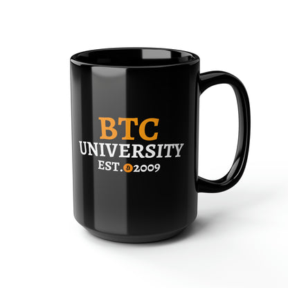 BTC University (Bitcoin, Crypto) Mug 15oz