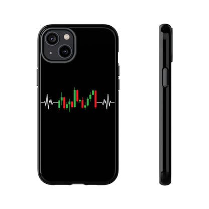 Bearish And Bullish Chart Candles (Stock Market) iPhone Case