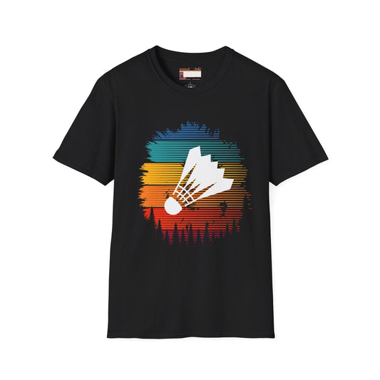 Badminton Game Day Graphic Comfort Unisex T-shirt