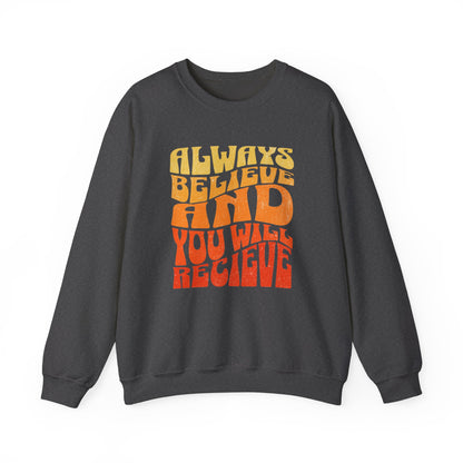 Graphic Designed Minimalist Unisex Motivational Crewneck Sweatshirt