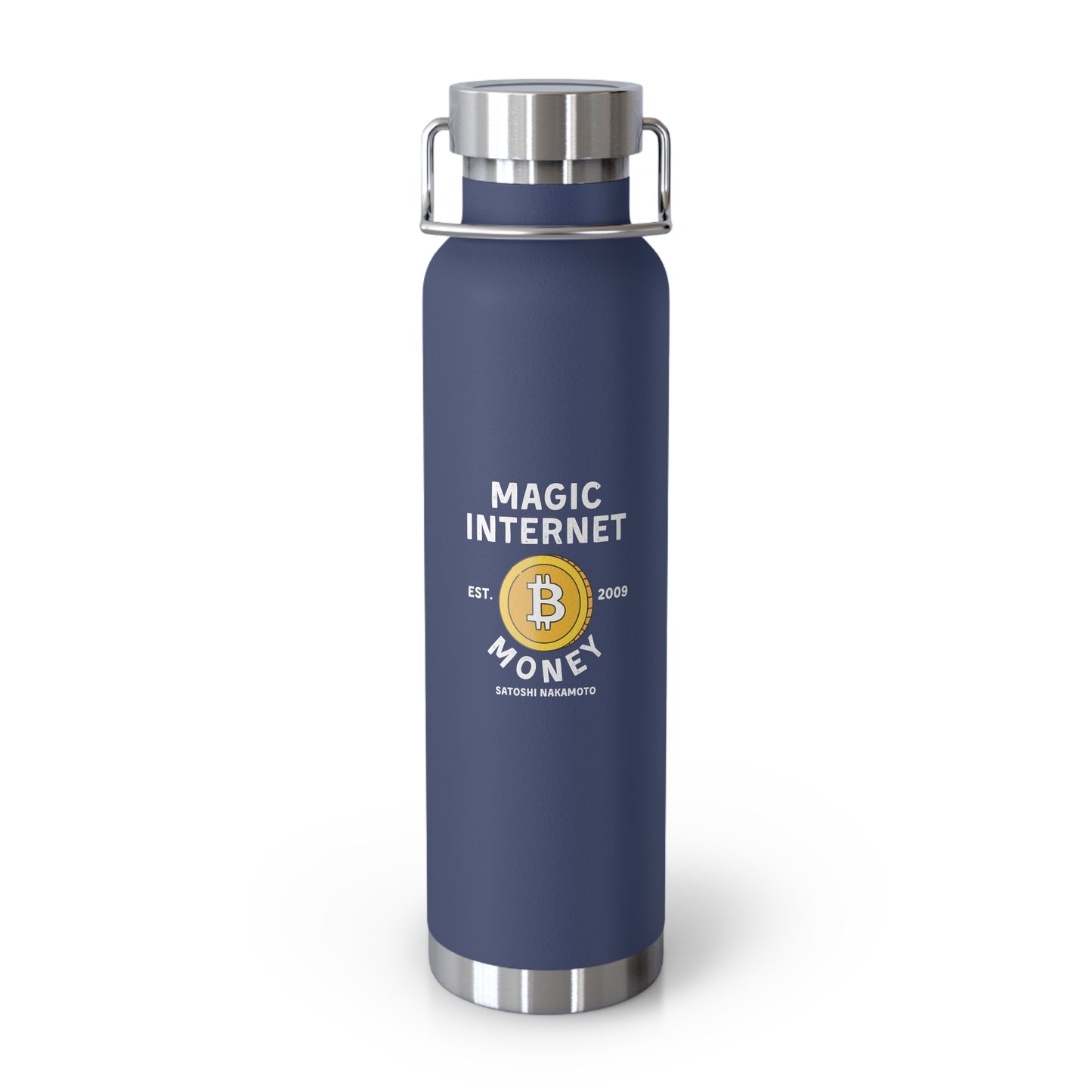 Magic Internet Money Copper Vacuum Insulated Bottle, 22oz