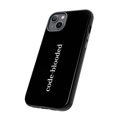 Code Blooded (Technology Programmers) iPhone Case