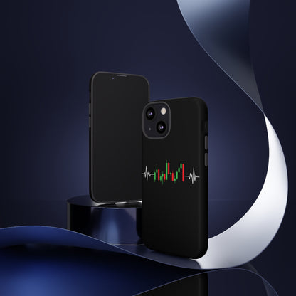 Bearish And Bullish Chart Candles (Stock Market) iPhone Case